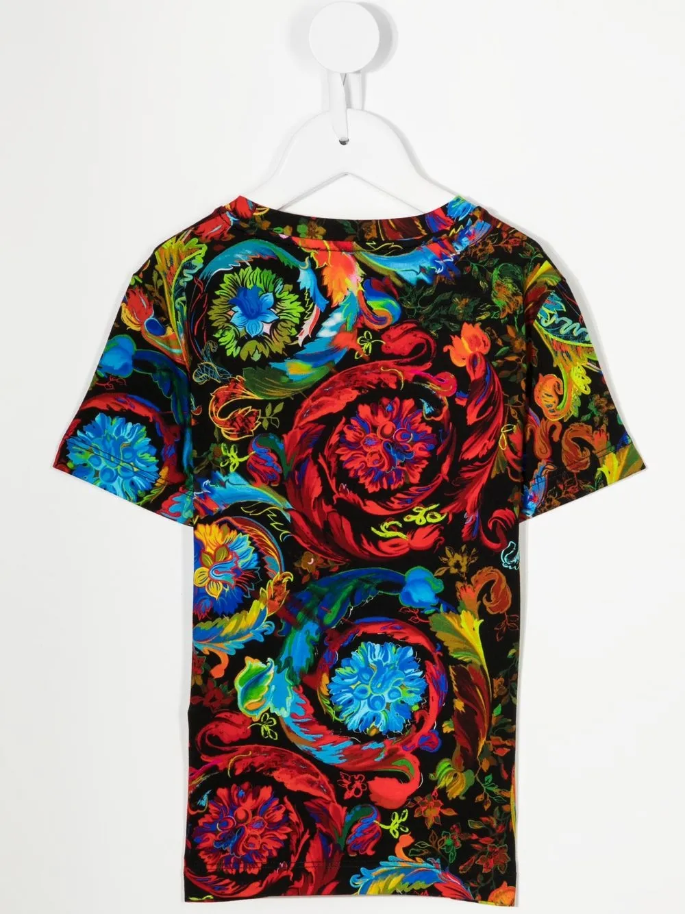 Versace Kids T-shirt met bloemenprint - Veelkleurig