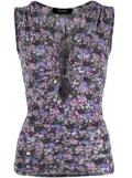 ISABEL MARANT floral-print tank top - Purple