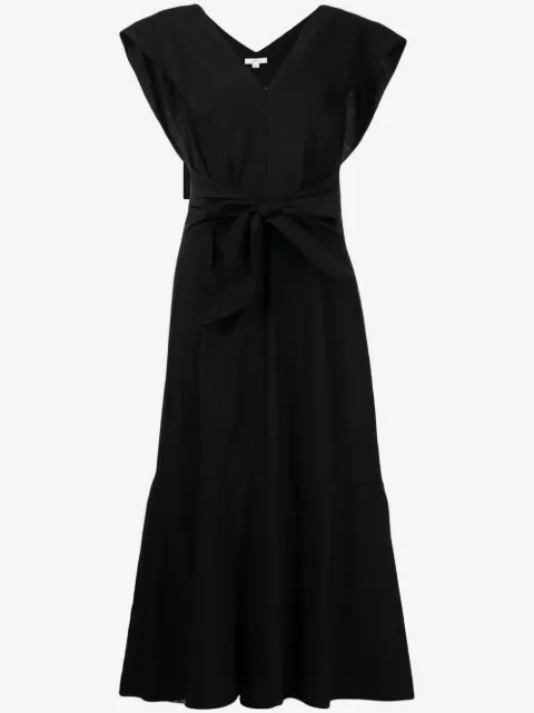 Vince vestido sin mangas con cuello en V