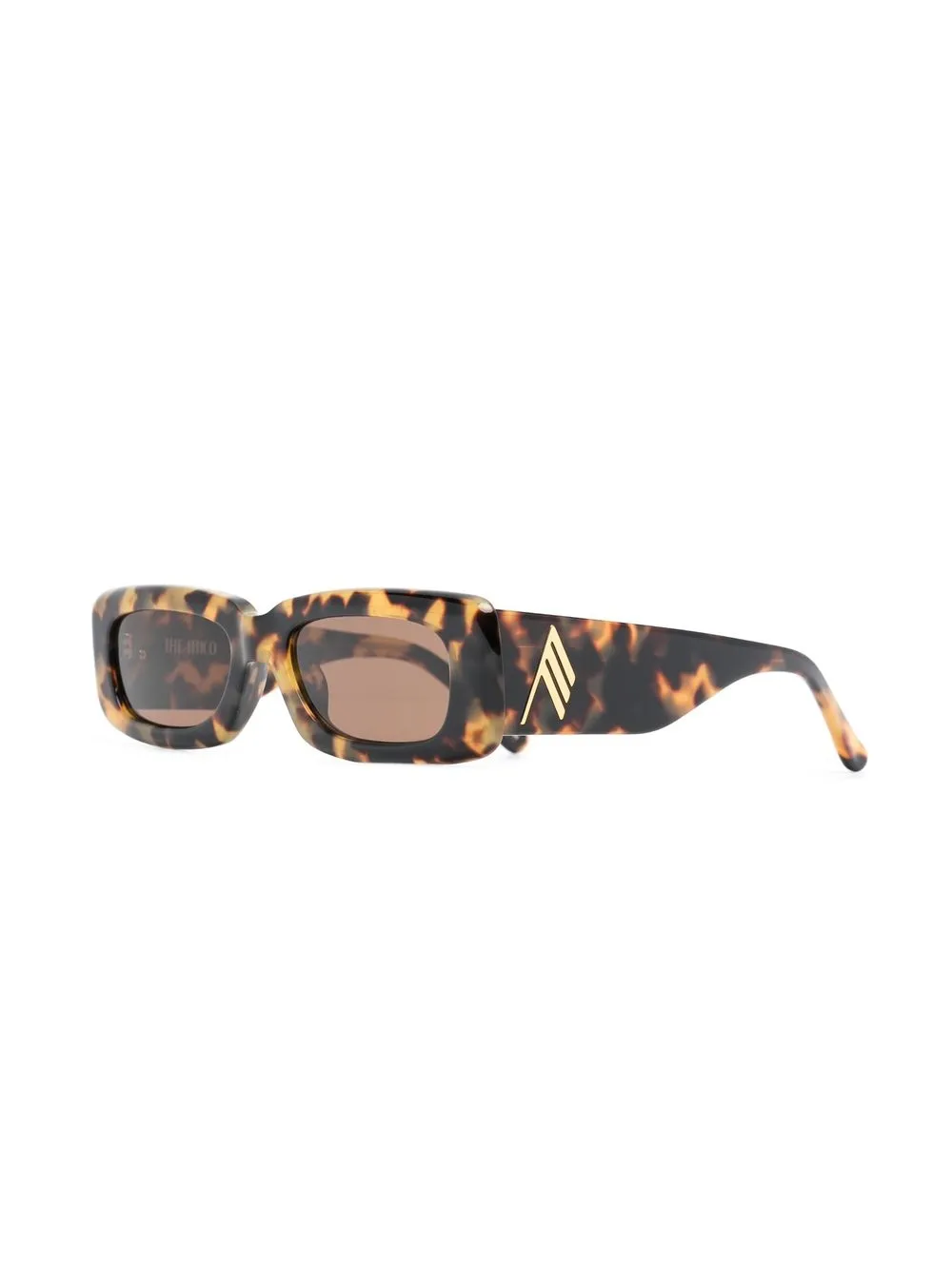 Image 2 of Linda Farrow x The Attico Marfa tortoiseshell-effect sunglasses