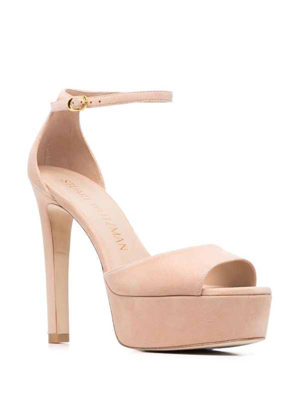 Stuart weitzman best sale suede platform sandals