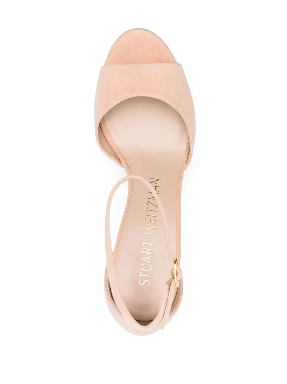 Stuart Weitzman Disco Patent-leather Platform Sandals In Rosa