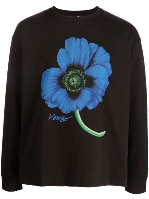 Kenzo Boke Flower-print cotton sweatshirt