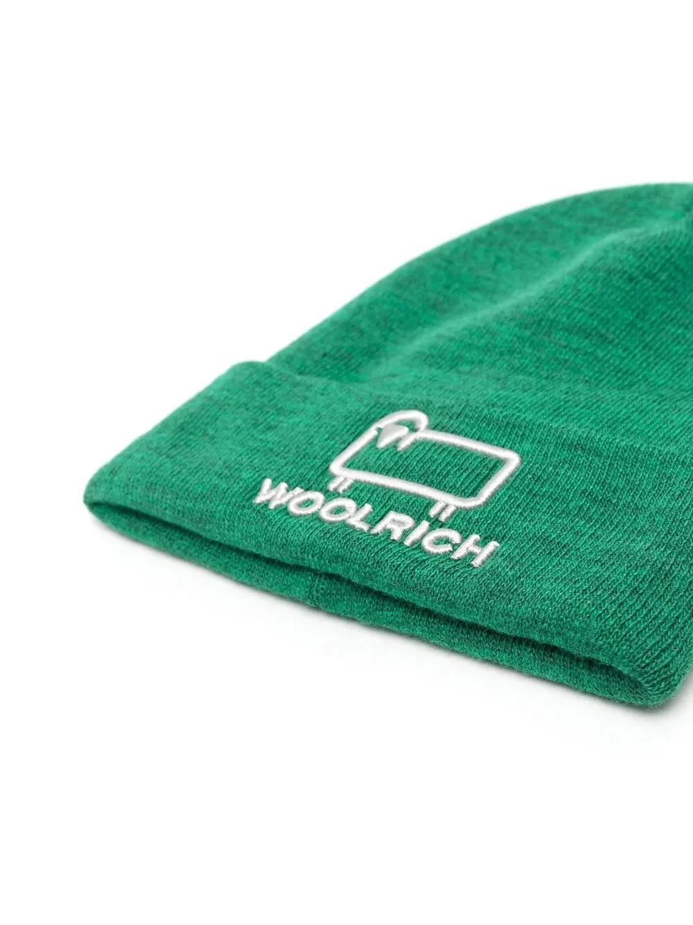 Woolrich Kids Muts met geborduurd logo - Groen