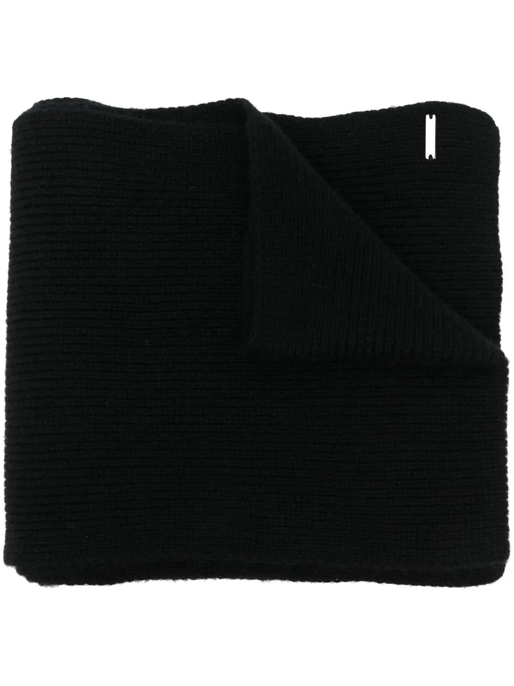 

Woolrich cashmere ribbed scarf - Black