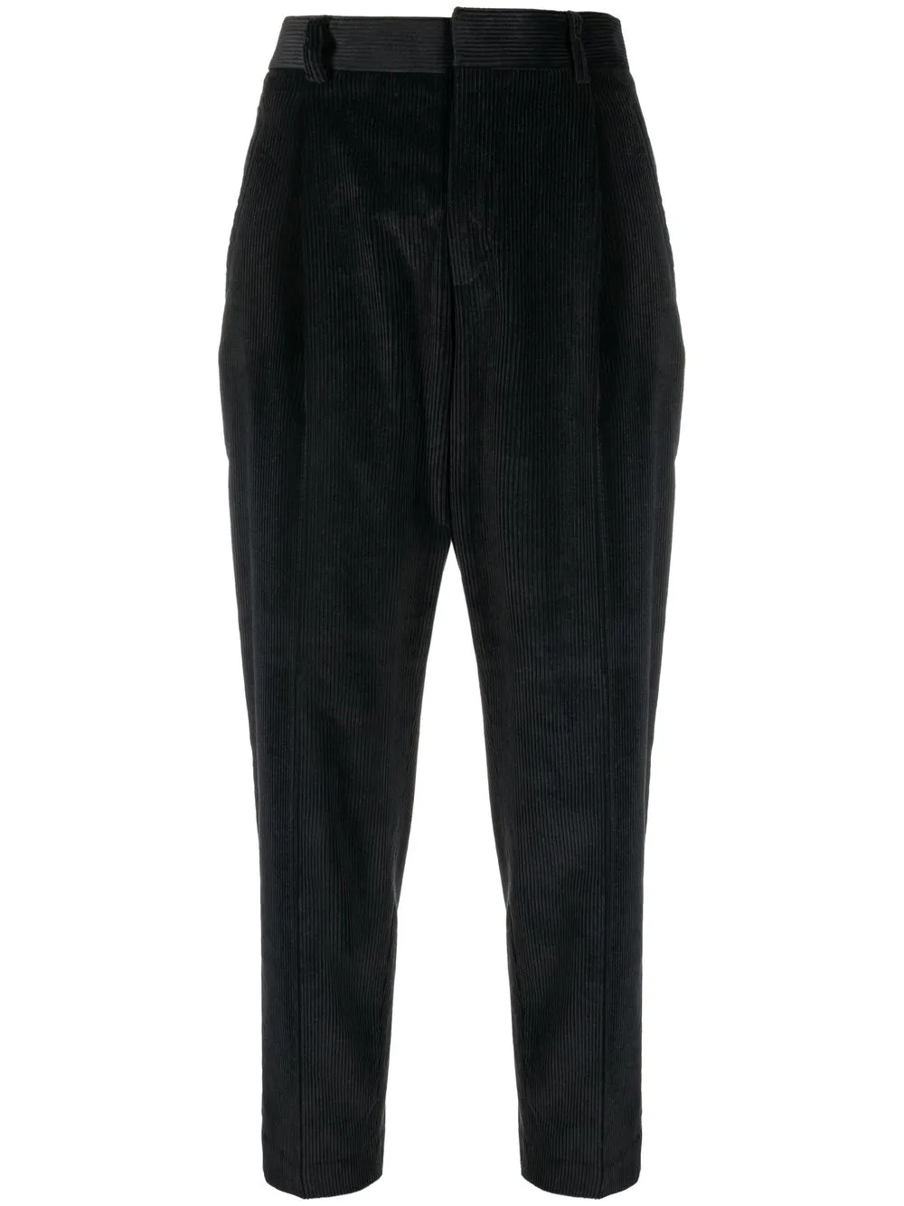 

Woolrich pantalones de pana capri - Negro