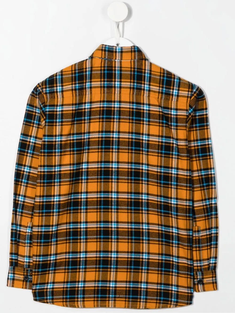 Woolrich Kids Geruit shirt - Geel