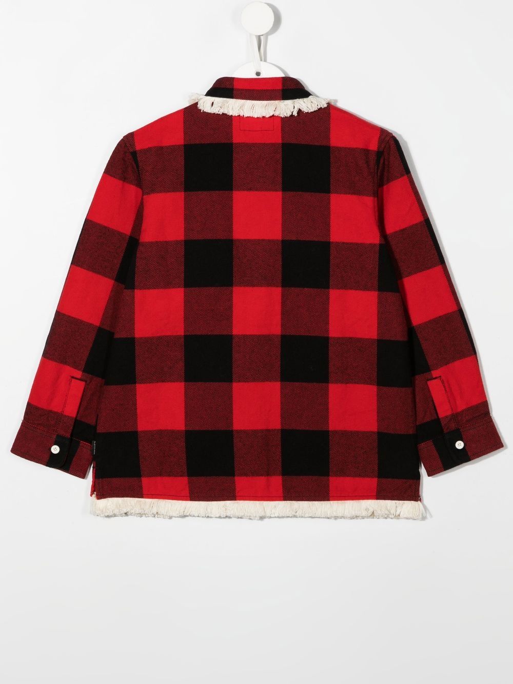 Woolrich Kids Geruit shirt - Rood