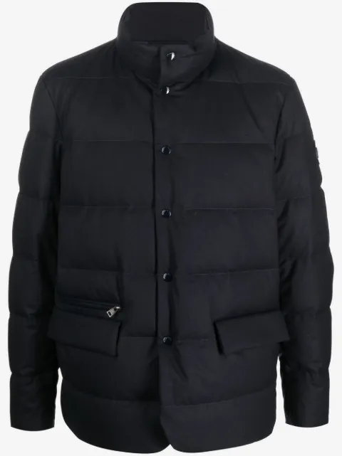 Woolrich logo-patch padded coat