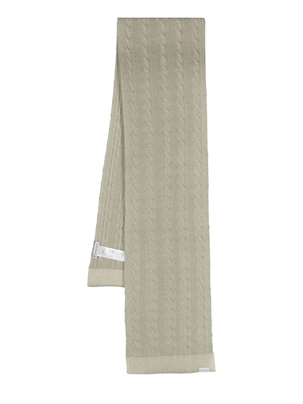 

Woolrich Nativa cable-knit scarf - Verde