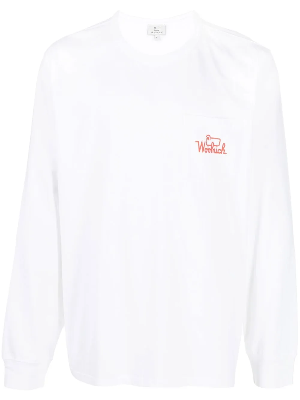 

Woolrich logo-print organic cotton T-shirt - White