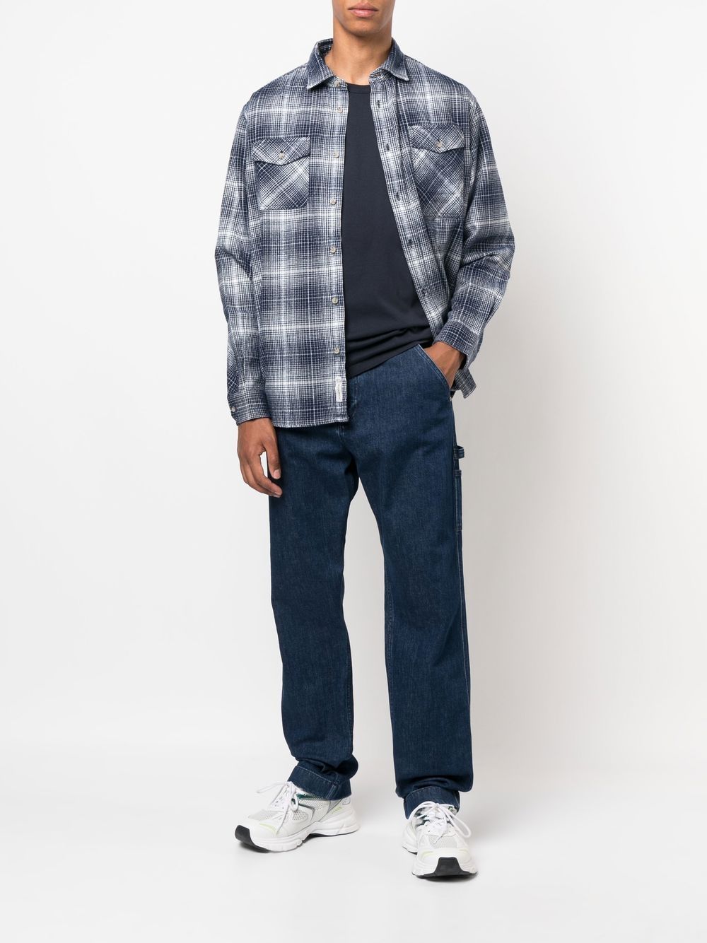 Woolrich Geruit overhemd - Blauw