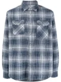 Woolrich check-pattern button-up shirt - Blue