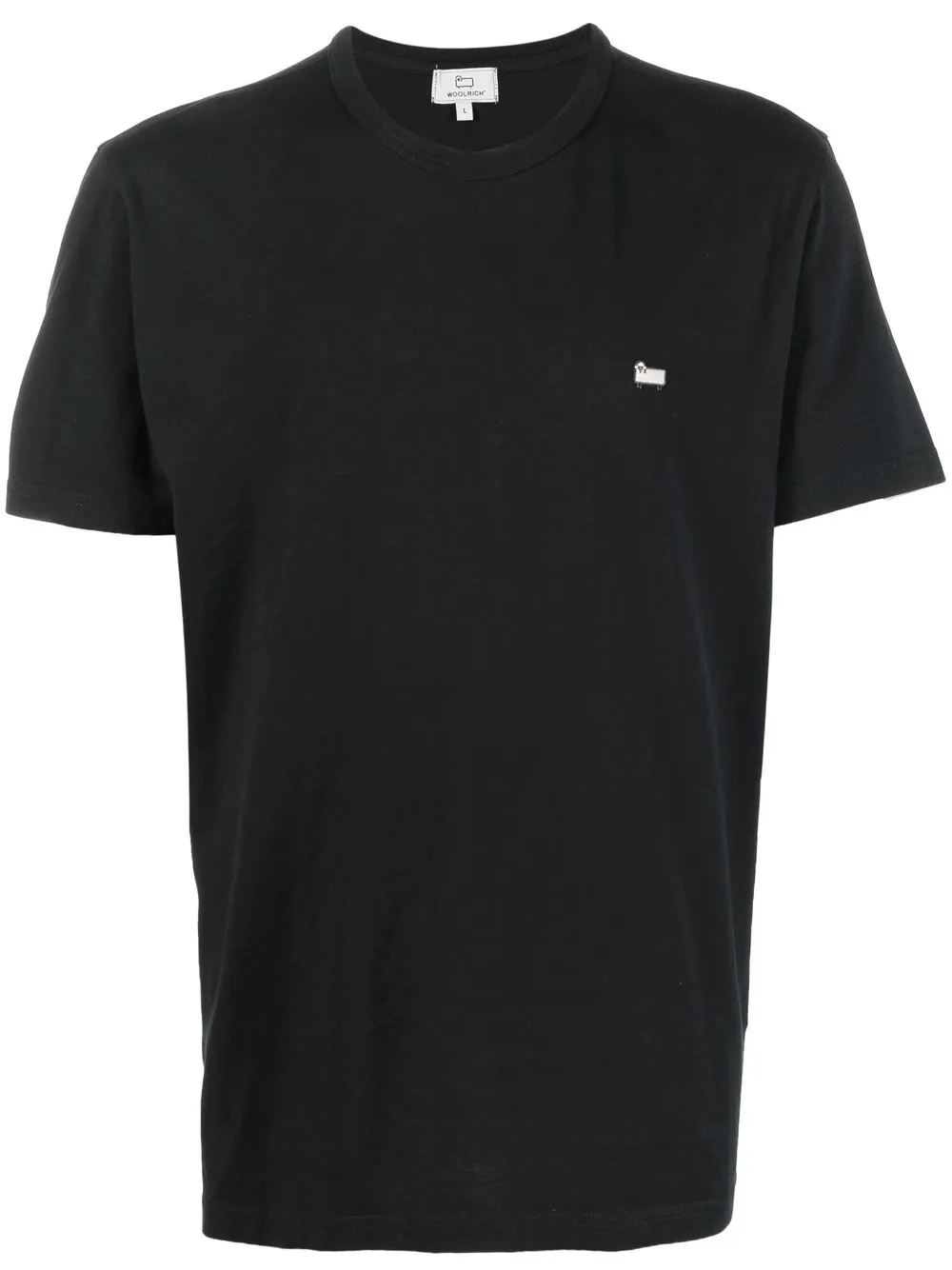 

Woolrich sheep-embroidered short-sleeve T-shirt - Black