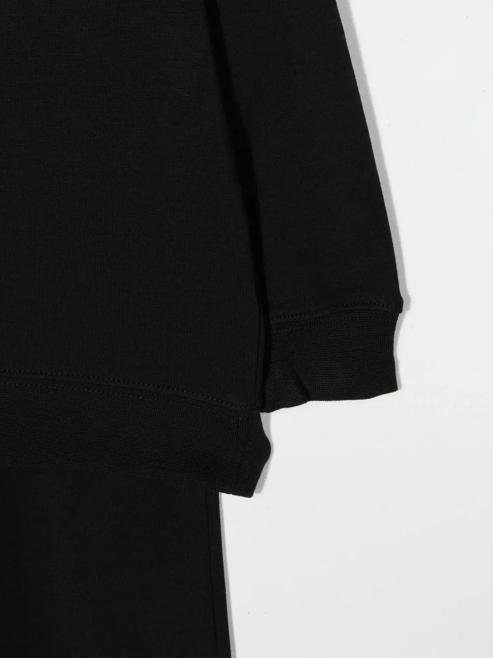 Calvin Klein Black Tracksuit With Logo For Baby In Black