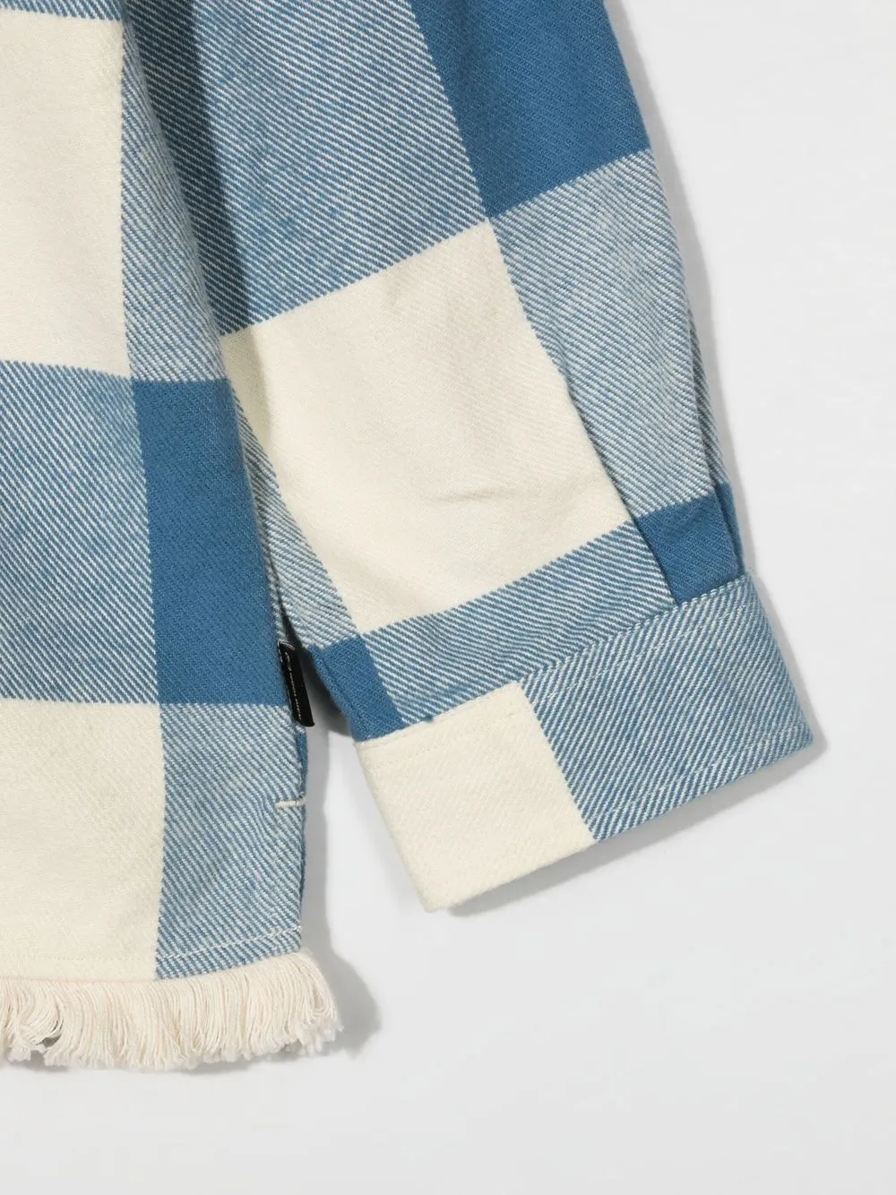  Woolrich Kids Karierte Hemdjacke Aus Flanell   Weiß 
