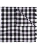 Woolrich Buffalo gingham-print scarf - Purple