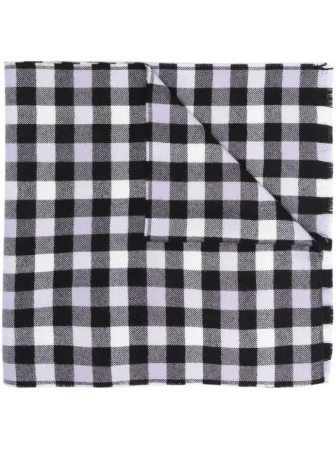 Woolrich Buffalo gingham-print scarf 