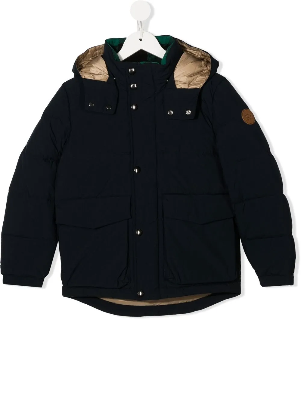 

Woolrich Kids chamarra capitonada - Azul