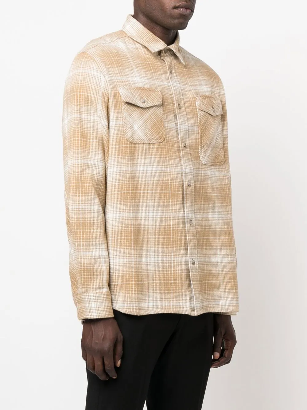 Woolrich Hemd Mit Karomuster   Gelb 