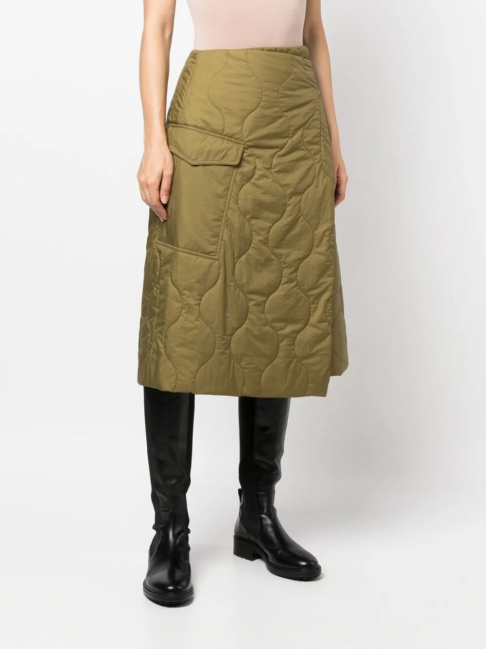 Woolrich Quilted Wrap Skirt Farfetch