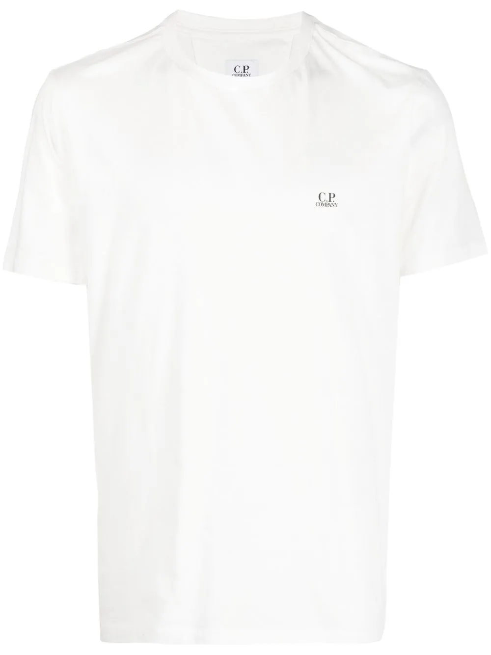 

C.P. Company playera manga corta con logo estampado - Blanco