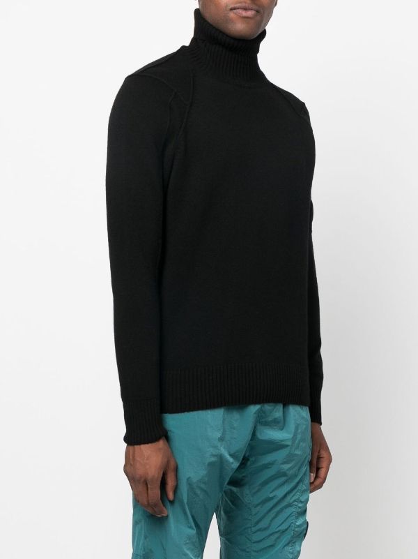 Cp company funnel hotsell neck polo sweatshirt