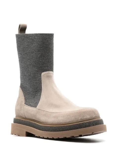 Brunello Cucinelli suede Chelsea boots MZSFG2327C8275 - 1