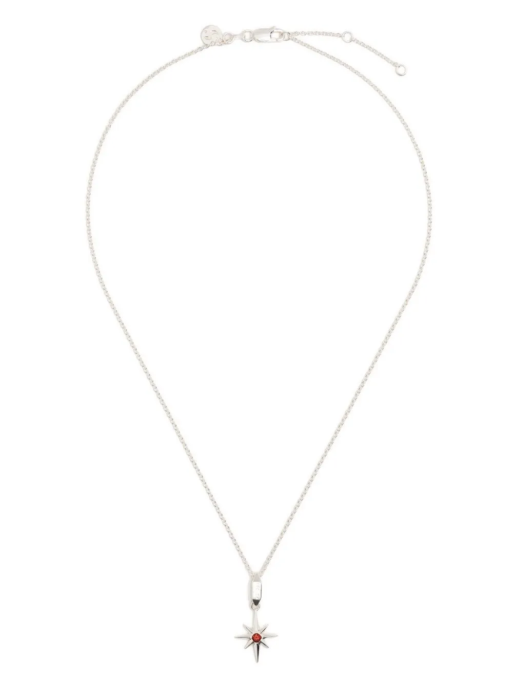 

Stolen Girlfriends Club collar Lucky Star en plata de ley - Rojo