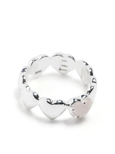Stolen Girlfriends Club rose quartz heart ring