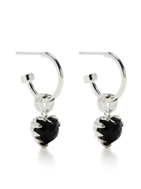 Stolen Girlfriends Club Love Anchor heart-charm earrings 
