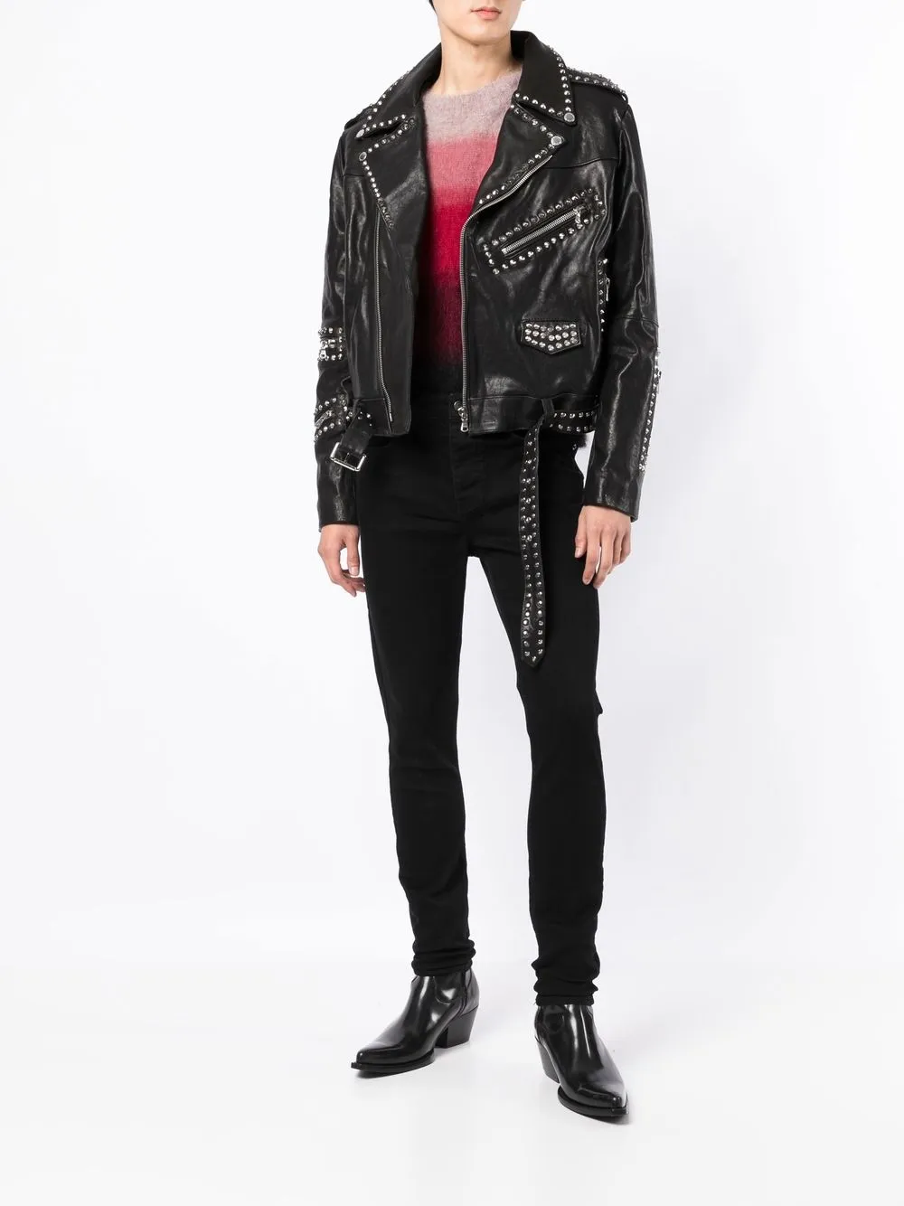 Stolen Girlfriends Club Black Metal Studded Biker Jacket - Farfetch