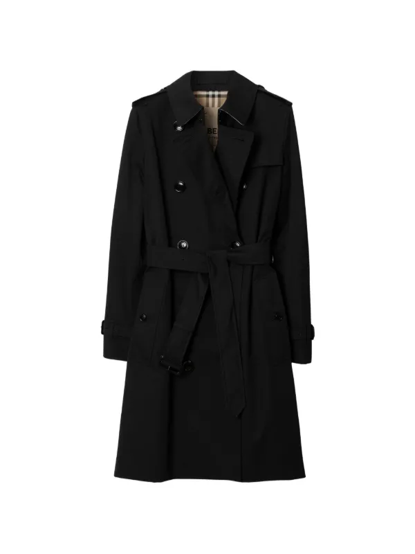 Burberry The Mid ケンジントン ヘリテージ トレンチコート | ブラック