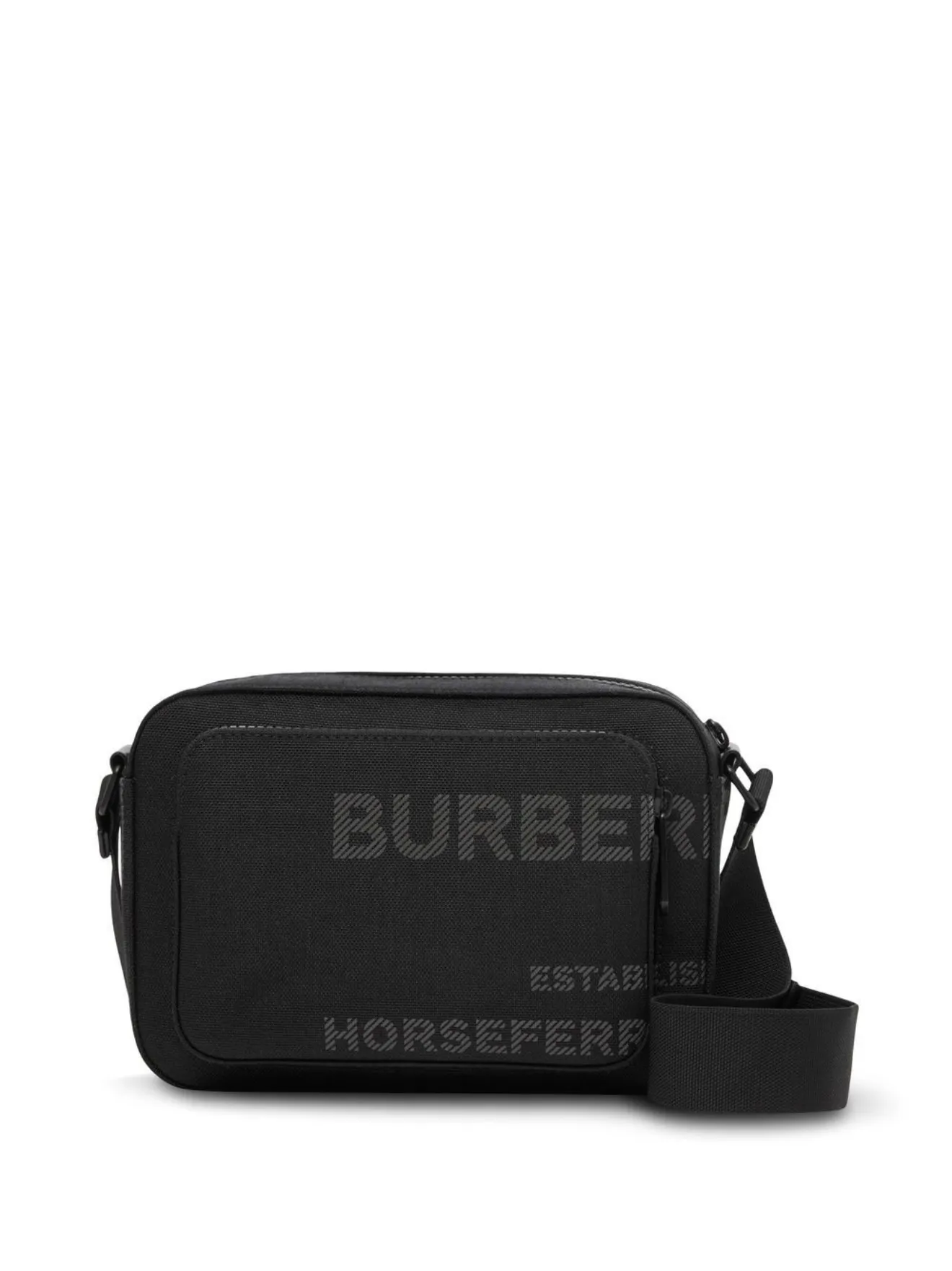 Burberry logoprint cross body bag black MODES