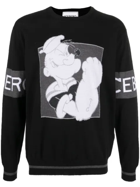 Iceberg Popeye knitted jumper