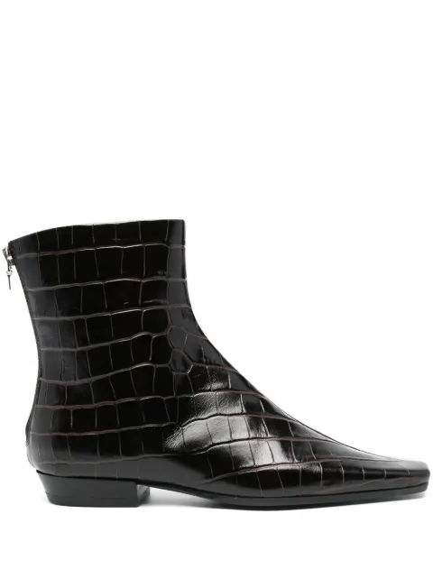 TOTEME The Western crocodile-effect boots