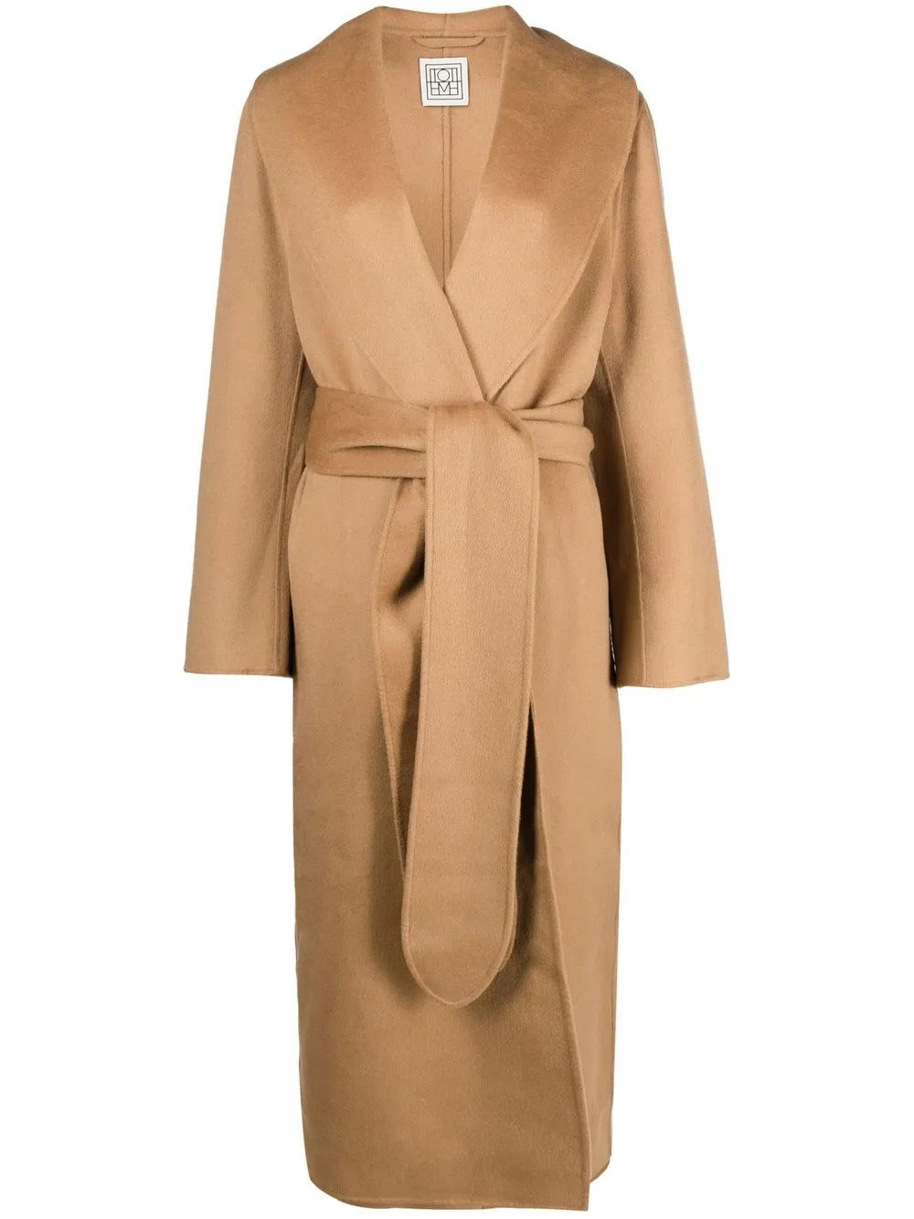 TOTEME Robe Belted Wool Coat - Farfetch