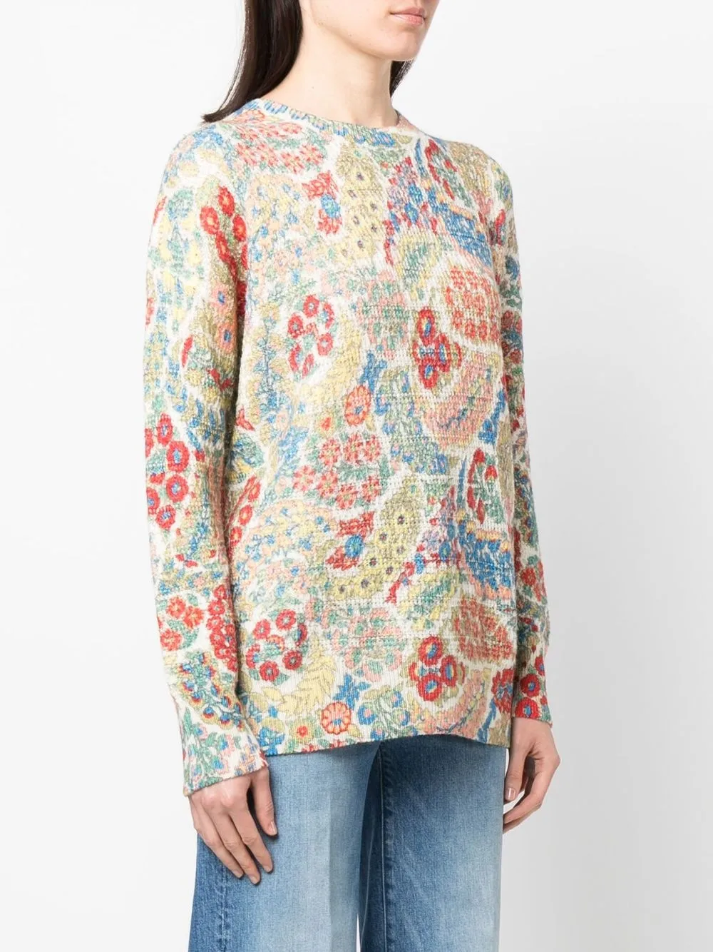 Affordable ETRO abstract-print long-sleeve jumper Women