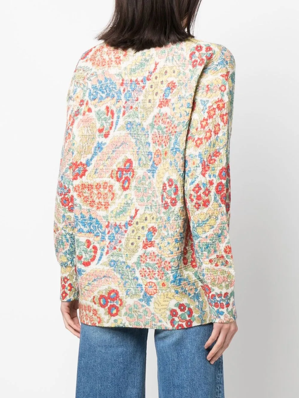 Affordable ETRO abstract-print long-sleeve jumper Women