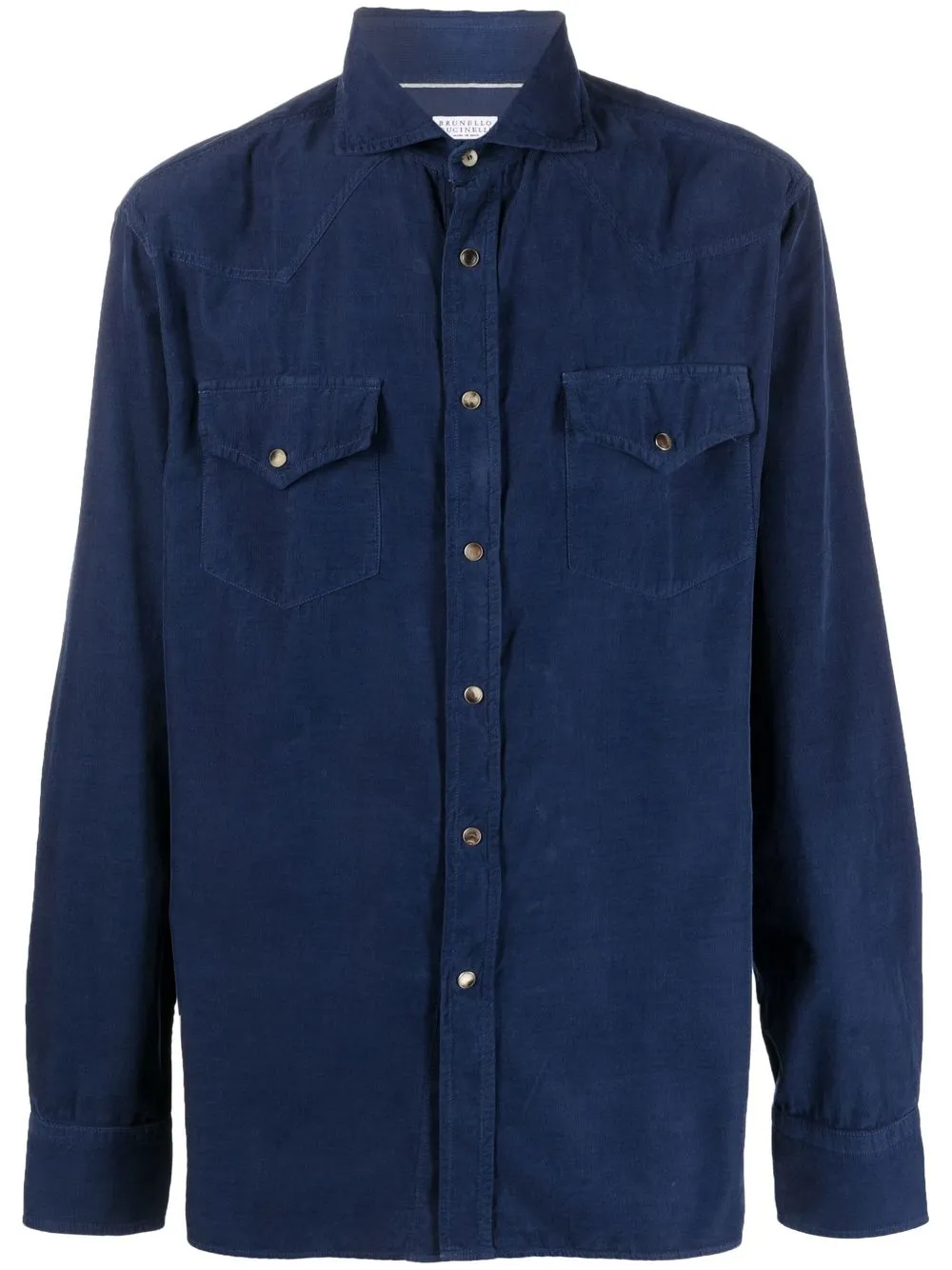 

Brunello Cucinelli camisa de manga larga - Azul