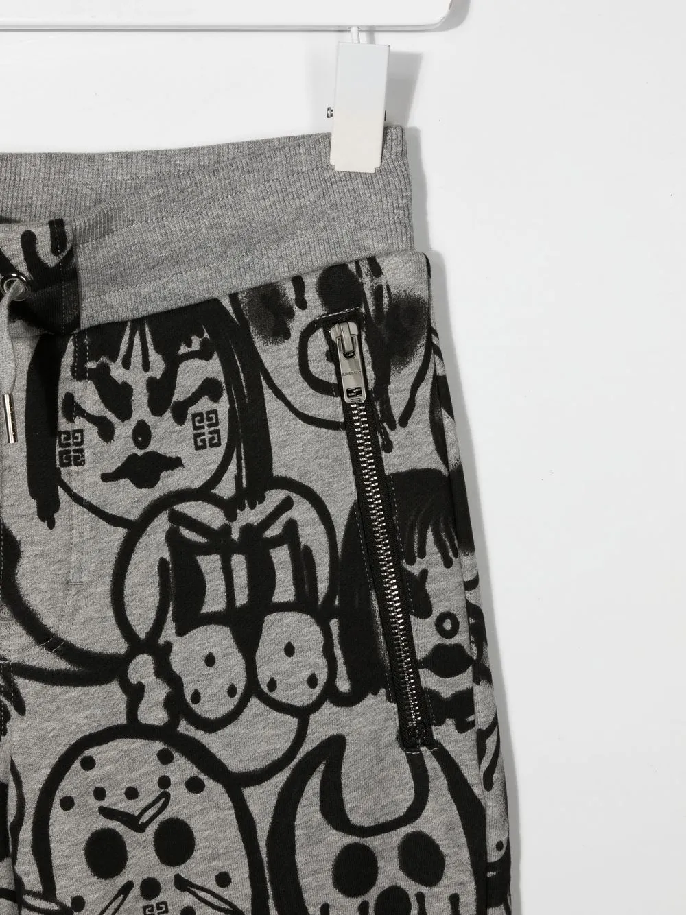 Givenchy Kids Jogginghose Mit Grafischem Print   Grau 