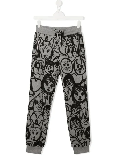 Givenchy Kids graphic print track pants