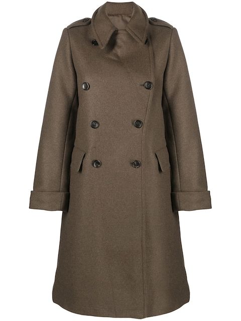 Fortela double-breasted coat