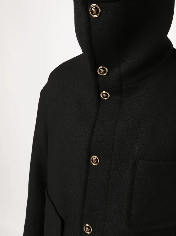 versace peacoat