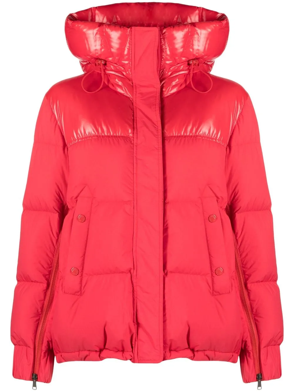 

Moncler chamarra capitonada Etival - Rojo