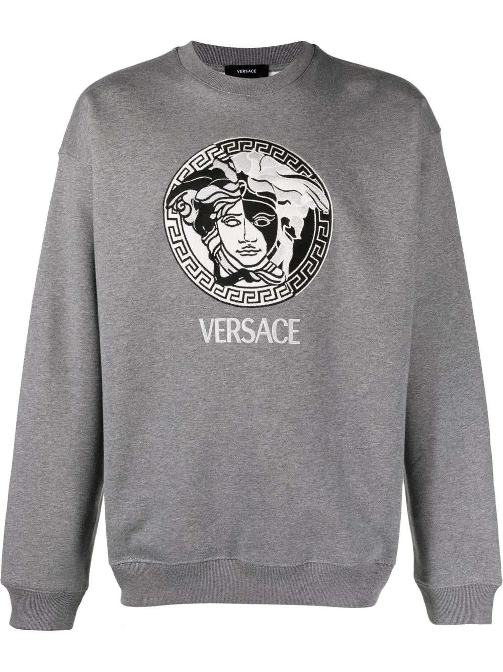 

Versace sudadera con motivo Medusa - Gris