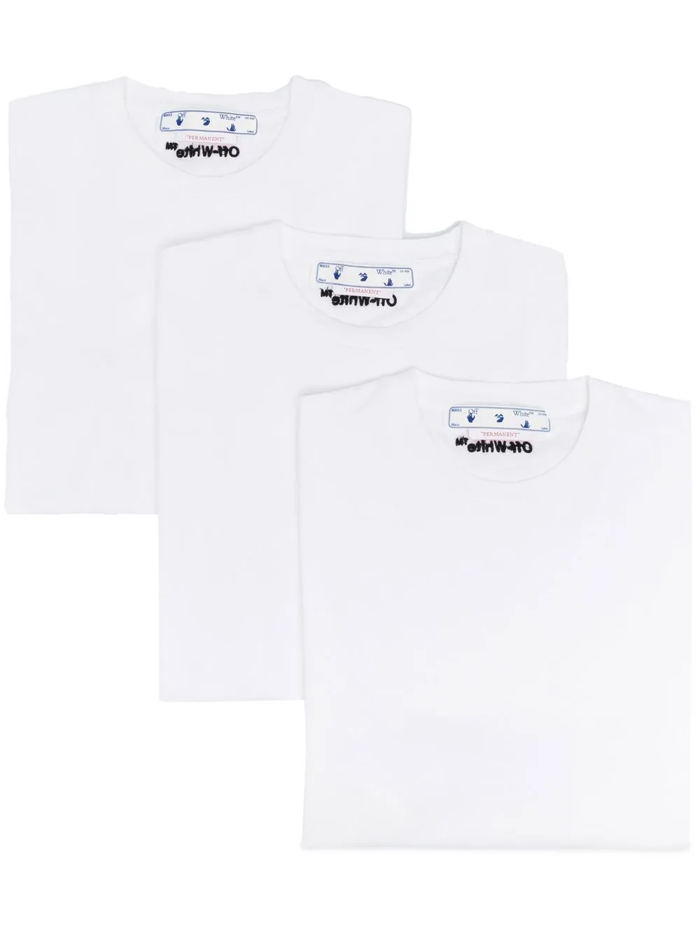 

Off-White embroidered logo cotton T-shirt