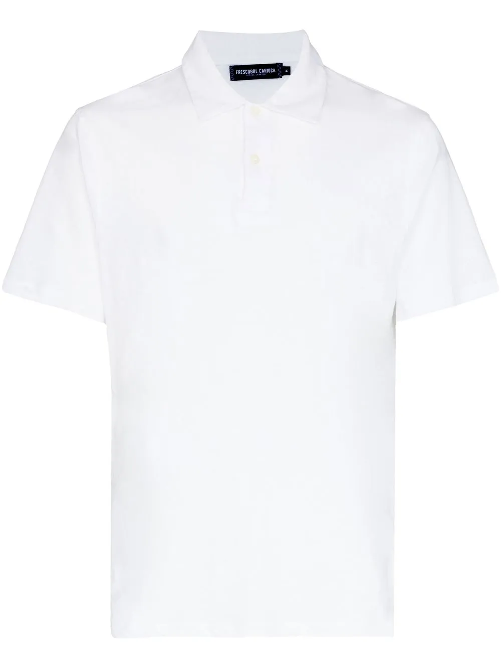 

Frescobol Carioca fitted short-sleeved polo shirt - White