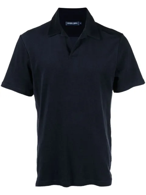 Frescobol Carioca Faustino Terry buttonless polo shirt