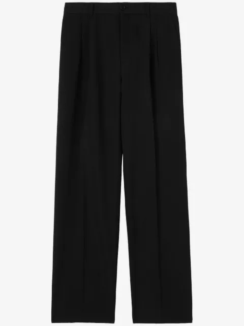 Burberry pantalon ample à design plissé